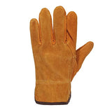 Guantes de soldadura Guantes de trabajo Guantes de soldadura de cuero de vaca ignífuga Guantes de seguridad anti-calor for soldadura Guantes de protección de metal for soldadura Resistencia extrema al