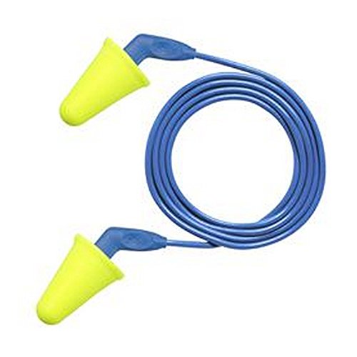 3M 10080529180183 E-A-R Push-Ins Soft Touch E3184000 NRR 31 - Tapones desechables para los oídos (200 unidades), color amarillo y azul