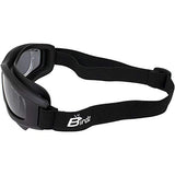 Birdz Flyer - Lentes de seguridad para deportes de paracaidismo, Rx Adapt, color humo