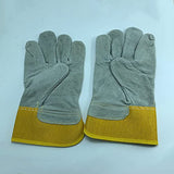 NC - Guantes de trabajo de piel de vacuno para soldadores,