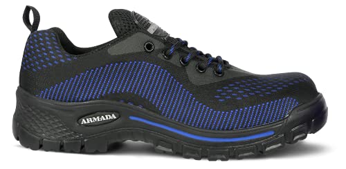 Armada X-Port ESTILO 155 AZUL - Tenis de Seguridad Industrial 100% Dieléctrico - Excelente Sustituto de Botas de Trabajo Hombre Tipo Tennis Ultra Ligero para la Reducción de Fatiga en una jornada de Larga Duración (measurement_28_point_0_centimeters)