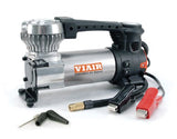 VIAIR 88P - 00088 Kit de compresor portátil con abrazaderas de cocodrilo, inflador de neumáticos, bomba de aire de neumáticos, 12 V, 120 PSI, para neumáticos de hasta 33 pulgadas