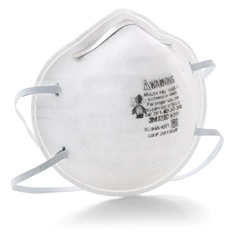 3M 8200 Particulate Respirators, 20-Pack