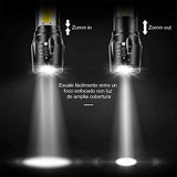 EASYTAO Linterna LED Recargable Paquete de 4, Lampara Tactica con Luz de XPE+COB Flashlight Portátil, Lampara Led con 5 Modos de Luz (4PCS)