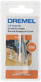 Dremel 650 Fresa de Router 1/8 Pulgadas para Fresado Recto