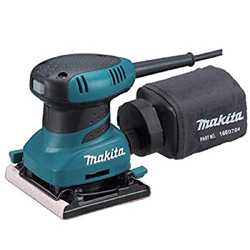 Makita BO4556 Lijadora para acabados, 11.4 cm x 10.2 cm, 14,000 oscilaciones por minuto