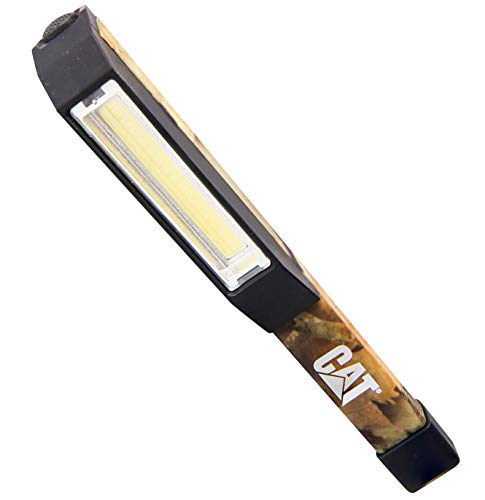 Cat Linterna LED con base magnética de 175 lúmenes con chip incorporado CT1000 (negro/amarillo)