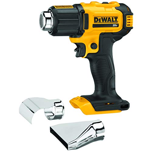 DEWALT Pistola de Calor Inalámbrica 20V MAX* con 2 Boquillas (Solo herramienta) DCE530B