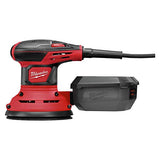 Milwaukee M4 6034-21 Lijadora Roto-Orbital 5" 3 Amp 7000-12000 Opm con Bolsa Recolectora de Polvo Adap Univ y Bolsa