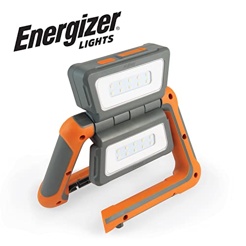 Energizer Linterna LED Recargable multipanel, Resistente al Agua IPX4, superbrillante, 1000 lúmenes, Cable de Carga USB Incluido, función de Banco de energía, Patas Ajustables