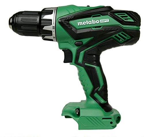 METABO HPT DV18DGLP4 - Taladro de martillo inalámbrico de iones de litio, 18 V, solo herramienta (sin batería ni cargador)