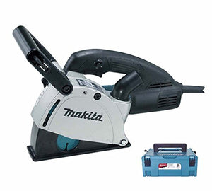 Makita SG1251J Ranuradora, 10000 Rpm para Muros, 1400W, 125mm, 5", color Verde Agua