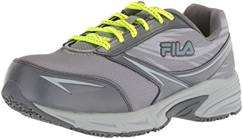 FILA Memory Reckoning 8 - Zapatillas de Correr para Mujer, Monumento/Castlerock/Amarillo Seguridad, 7.5 US