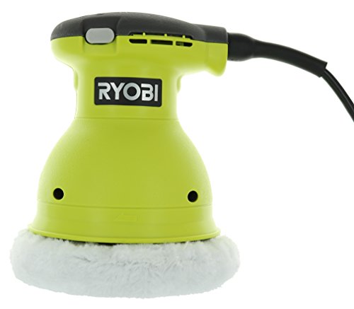 Ryobi RB61G de 6 pulgadas con cable de 120 voltios de CA, .5 Amp 4.800 OPM con pulidora orbital sin remolinos