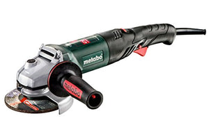 Metabo - WEV 1500-125 RT - Amoladora de ángulo de velocidad variable de 5 pulgadas - 3, 500-11, 000 Rpm - 13.2A W/Lock-On, RAT Tail (601243420 1500-125 RT), amoladoras de rendimiento, 4.5"/5"