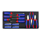 WORKPRO W009044A 408-Piece Mechanics Tool Set with 3-Drawer Heavy Duty Metal Box