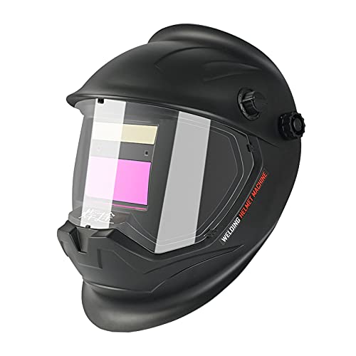 Casco de Soldadura de Oscurecimiento Automático Casco de Soldador de Energía Solar Facial para Ojos Pantalla