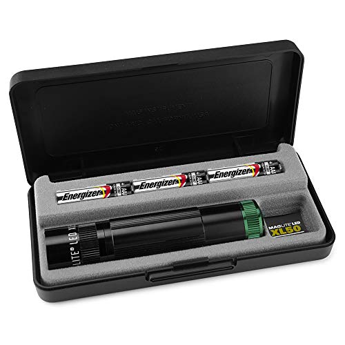 MagLite, XL50 Spectrum Series Linterna, AAA, Cuerpo Negro, luz LED Verde