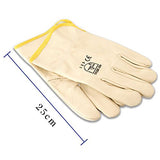 Guantes de trabajo Guantes de Soldador con Aislamiento térmico Protección de Alta Temperatura Protección Laboral Guantes Cortos de Cuero