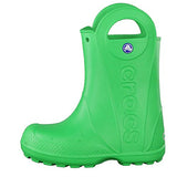 crocs - Botas de Lluvia para niños, Ligeras, Resistentes al Agua, Verde césped, 14 MX M Niñito