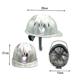 KZXCTG Casco de Aluminio Casco de Trabajo Casco Protector Ajustable Casco de construcción Aluminio Duro La Parte Superior es más Segura y eficaz para Evitar pinchazos