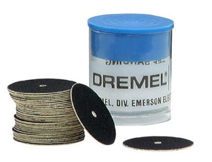 Dremel 411 Disco de Lija Grano 180 Grueso, 36 Piezas