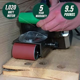 Metabo HPT Lijadora de cinturón | 3 x 21 pulgadas | Para carpintería | Velocidad variable | Motor de 9.0 amperios | Agarre suave | 5 años de garantía | SB8V2