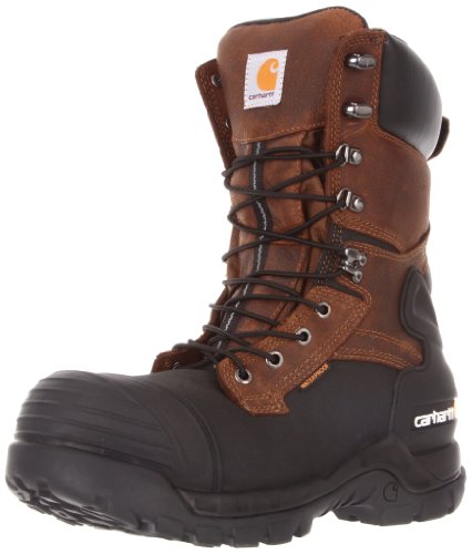 Carhartt Hombres cmc1259Ã‚ 10Ã‚ Pac trabajo del bota, color MarrÃƒ³n, talla 9.5 D(M) US