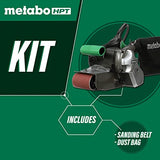 Metabo HPT Lijadora de cinturón | 3 x 21 pulgadas | Para carpintería | Velocidad variable | Motor de 9.0 amperios | Agarre suave | 5 años de garantía | SB8V2