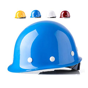 WXJ FRP Hardhats Cascos Duros Construcción Soporte De 8 Puntos Absorción De Golpes Tamaño Libremente Ajustable 4 Colores Resistente Al Impacto Y Al Impacto