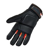 Ergodyne ProFlex 9001 - Guantes de trabajo con protección contra impactos de dedo completo, tamaño mediano, color negro