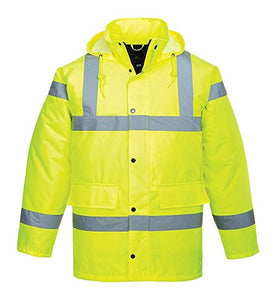 Portwest Workwear - Chaqueta de tráfico de alta visibilidad para hombre, Amarillo, XXXXXXX-Large