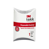 3M Tekk Protection - Tapones desechables para los oídos, 200 pares