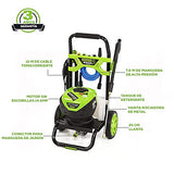 Greenworks Lavadora a presión eléctrica Premium GPW2300 Pro de 2300 PSI, Motor sin escobillas 2.3 GPM y con Certificado PWMA