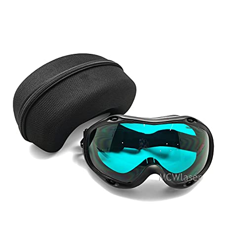 MCWlaser Gafas de seguridad láser de CO2 10600nm OD5+ CE gafas de protección para los ojos para grabadora láser de CO2 cortadora