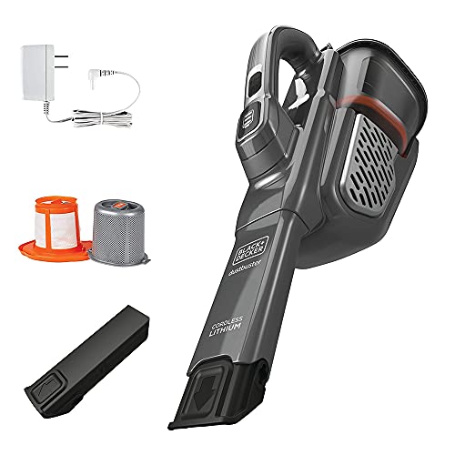 BLACK + DECKER Dusbuster aspiradora de Mano, sin Cable, Gris (HHVK415B01)