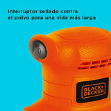 BLACK+DECKER BS200-B3 Lijadora de Hoja 1/4 Pulgadas 200W