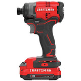 CRAFTSMAN CMCF810C1 - Kit de controlador de impacto máximo de 20 V, inalámbrico