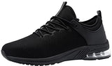 LARNMERN Zapatos de punta de acero para hombre, impermeables, ligeros, de seguridad, antideslizantes, tenis de trabajo, puntera de seguridad, moda de trabajo, color negro, Negro, 10.5 US