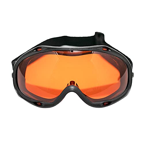 Cloudray Gafas de seguridad láser 355nm 532nm Protección anti láser Gafas de nieve OD6 + CE Gafas protectoras para máquina de grabado de corte láser UV y verde Estilo B