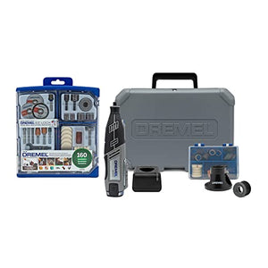 Dremel 8220-1/28 Herramienta giratoria inalámbrica de 12 voltios con kit de accesorios giratorios multiusos, 160 piezas