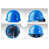 LSX - Casco Casco de seguridad - FRP construcción del sitio de construcción supervisión de supervisión supervisor de liderazgo casco de trabajo seguro de trabajo tapa dos botones de ajuste de tamaño c