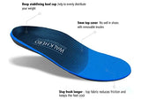 Plantillas para fascitis plantar con arco para apoyar inserciones ortopédicas alivian los pies planos, arco alto, dolor de pies, Azul, 9-9.5 Women/7-7.5 Men