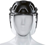 Uvex Pheos Faceguard – Protector facial con visera de policarbonato, EN 166 170, talla única