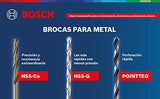 Bosch 2608685957 Brocas para Mampostería y Hormigón SDS Max-4 Drill Bit, Plata, 1/2" x 4" x 6", 1 Unidad