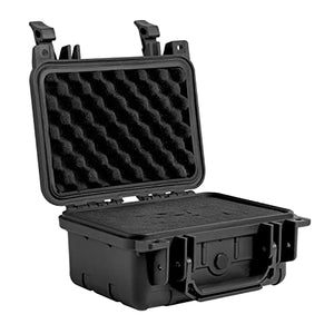 BIG RED AJFW611RR Torin - Caja de herramientas de plástico portátil con espuma, resistente al agua y a prueba de golpes, funda rígida para herramientas, 9.2 x 8 x 4.8 pulgadas, color negro