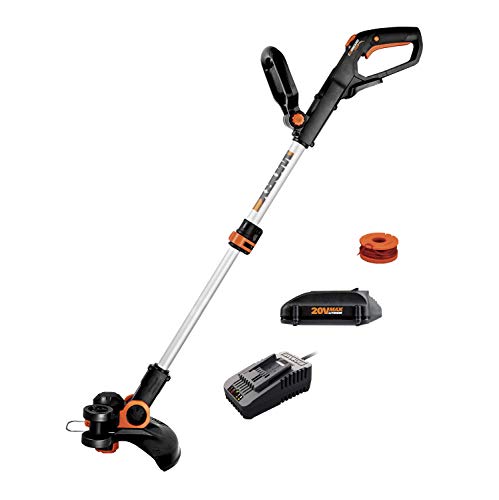 Worx WG163.8 GT 3.0 20 V PowerShare 12 Pulgadas sin Cable cortadora y bordeadora, 12 Pulgadas, 1 batería y Cargador rápido Incluido