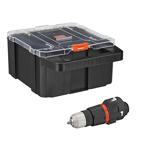 BLACK+DECKER MATRIX - Accesorio para taladro de martillo y caja de almacenamiento (BDCMTHDSTFF)