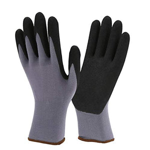 Lxrzls Guantes de protección Guantes Guantes de Silicona Guantes de nitrilo Resistentes a los químicos Guantes industriales (Size : S)