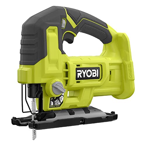 RYOBI ONE+ Sierra de calar inalámbrica de 18 V (solo herramienta) 18 V, PCL525B, verde